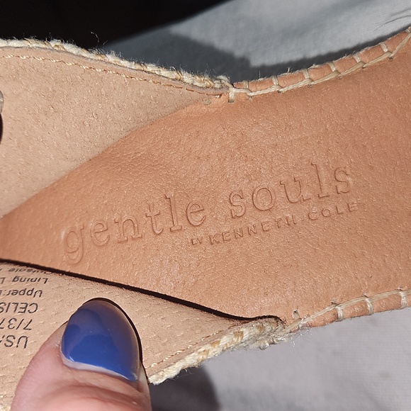 Gentle Souls by Kenneth Cole Celisse Espadrille Wedge Sandal, Women 7 - Picture 3 of 13